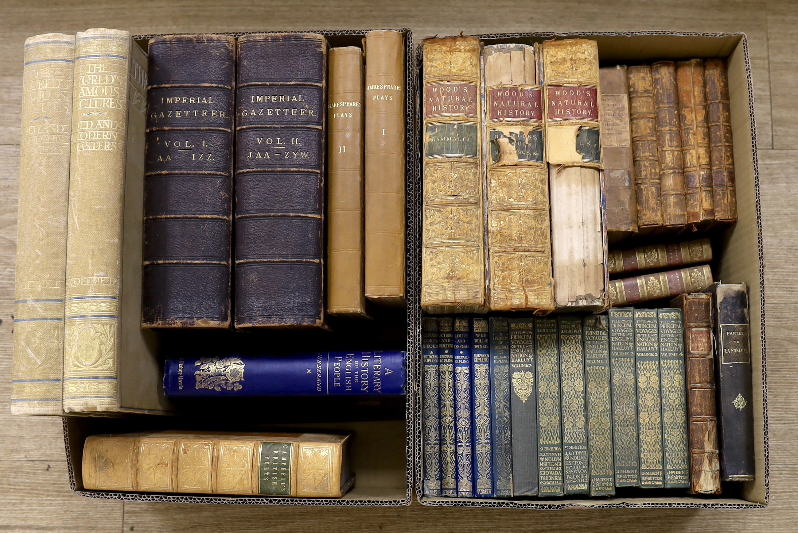 A collection of mixed bindings